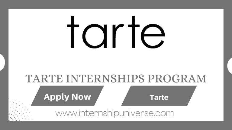 Tarte Internships Program